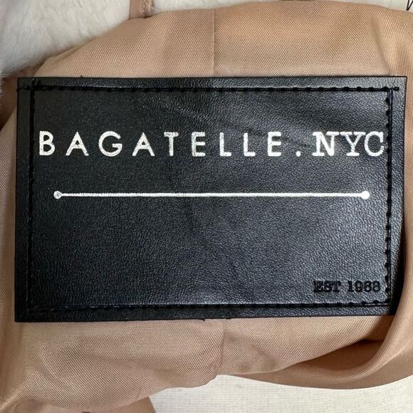 Bagatelle NYC Mixed Media Moto Jacket Faux Fur Collar - Picture 13 of 15